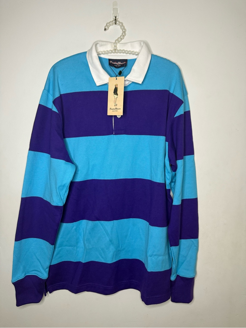 Rowing Blazers Block Stripe Rugby Shirt